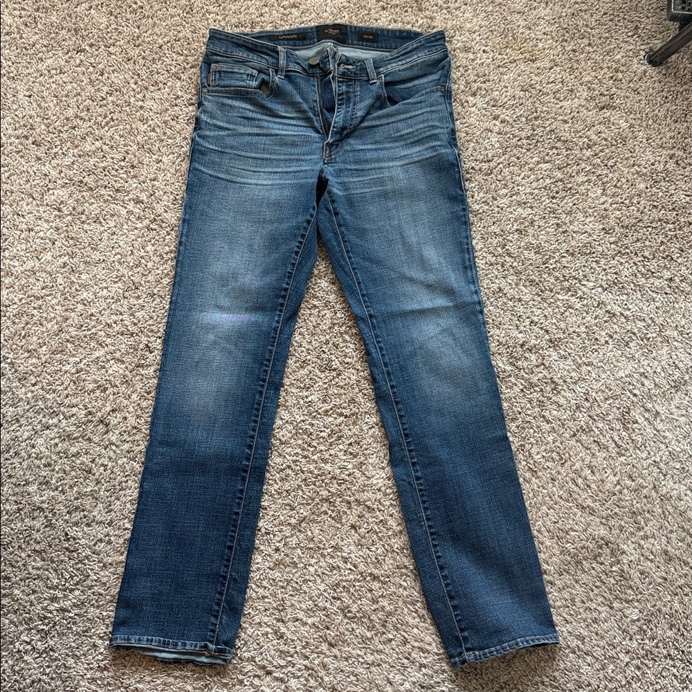 Men's Slim Straight Jeans - Blue